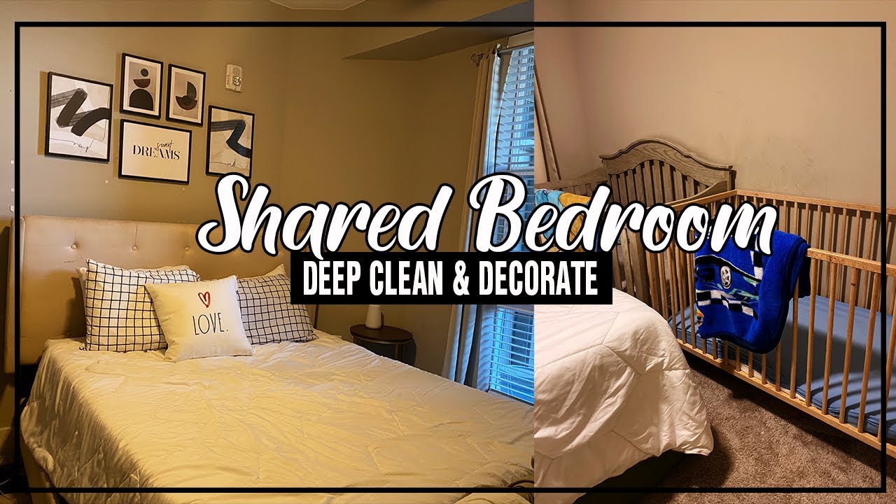 COMPLETE DISASTER SHARED BEDROOM DEEP CLEAN WITH ME | CLEANING REAL MESS | CLEANING MOTIVATION 2021