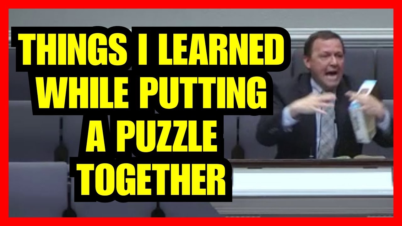"Things I Learned While Putting A Puzzle Together" - Jimmy Toney