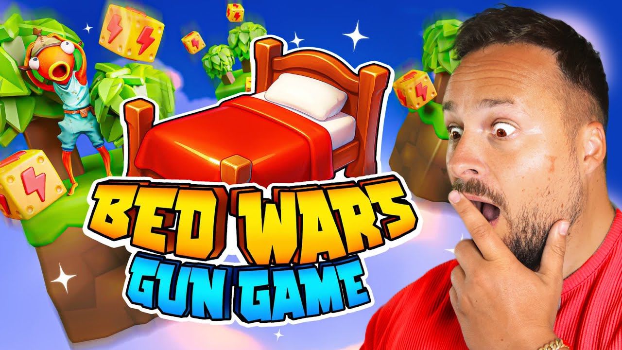 BEDWARS + GUNGAME + LUCKY BLOCK in Fortnite 😂