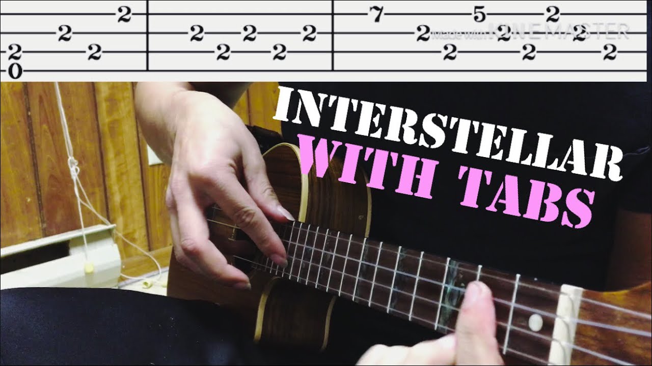 Interstellar Theme UKULELE tutorial (With Tabs) Arranged by Me #ukegang