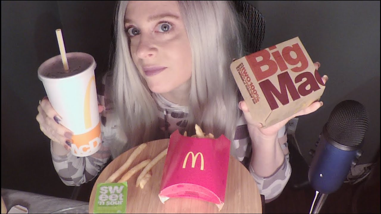 ASMR McDonald's Big Mac Mukbang | Whispered Ramble Life Update