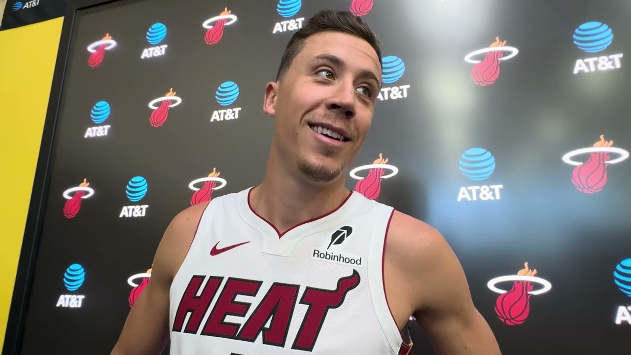Duncan Robinson interview at 2024 Miami HEAT media day