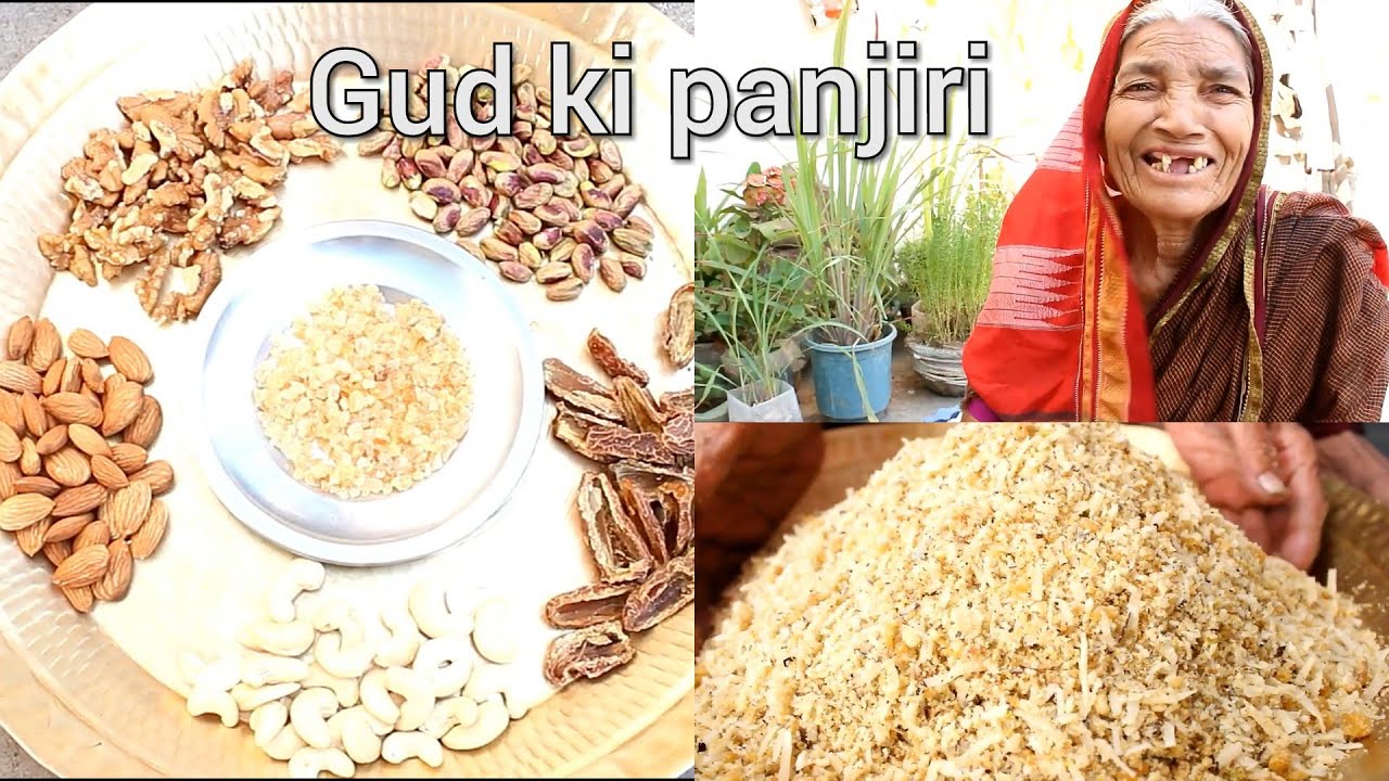 How to Make Gud ki Panjiri For New Mother/Authentic bijapur Panjiri for Post Delivery Moms karnataka
