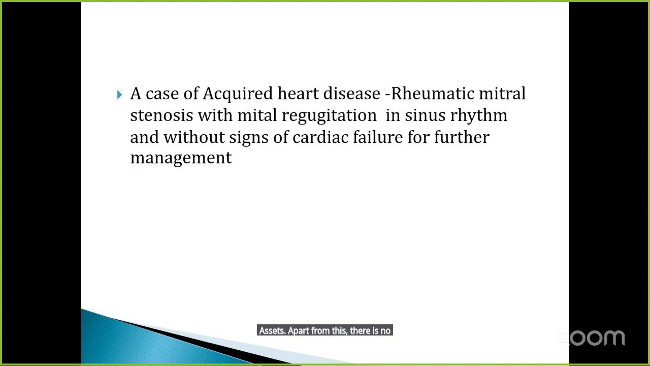 TNFOG - BODHANA 39 PG Case Discussion Heart Disease Complicating Pregnancy