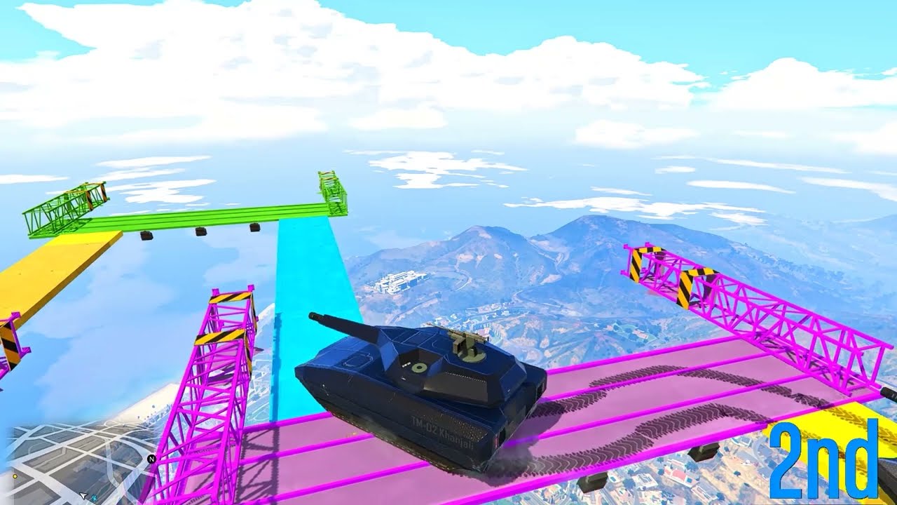 “GTA V Only Legends Can Finish This! 😈 Truck & Tank Ramp Challenge 🚛💀”