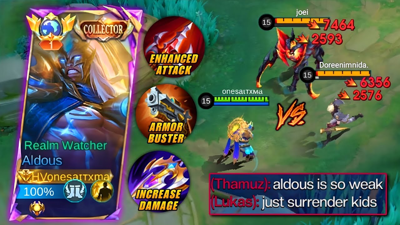 ALDOUS TRICK TO DOMINATE AGAINST TANKY AND REVAMPED HEROES!!🔥 (intense match must watch!!!)