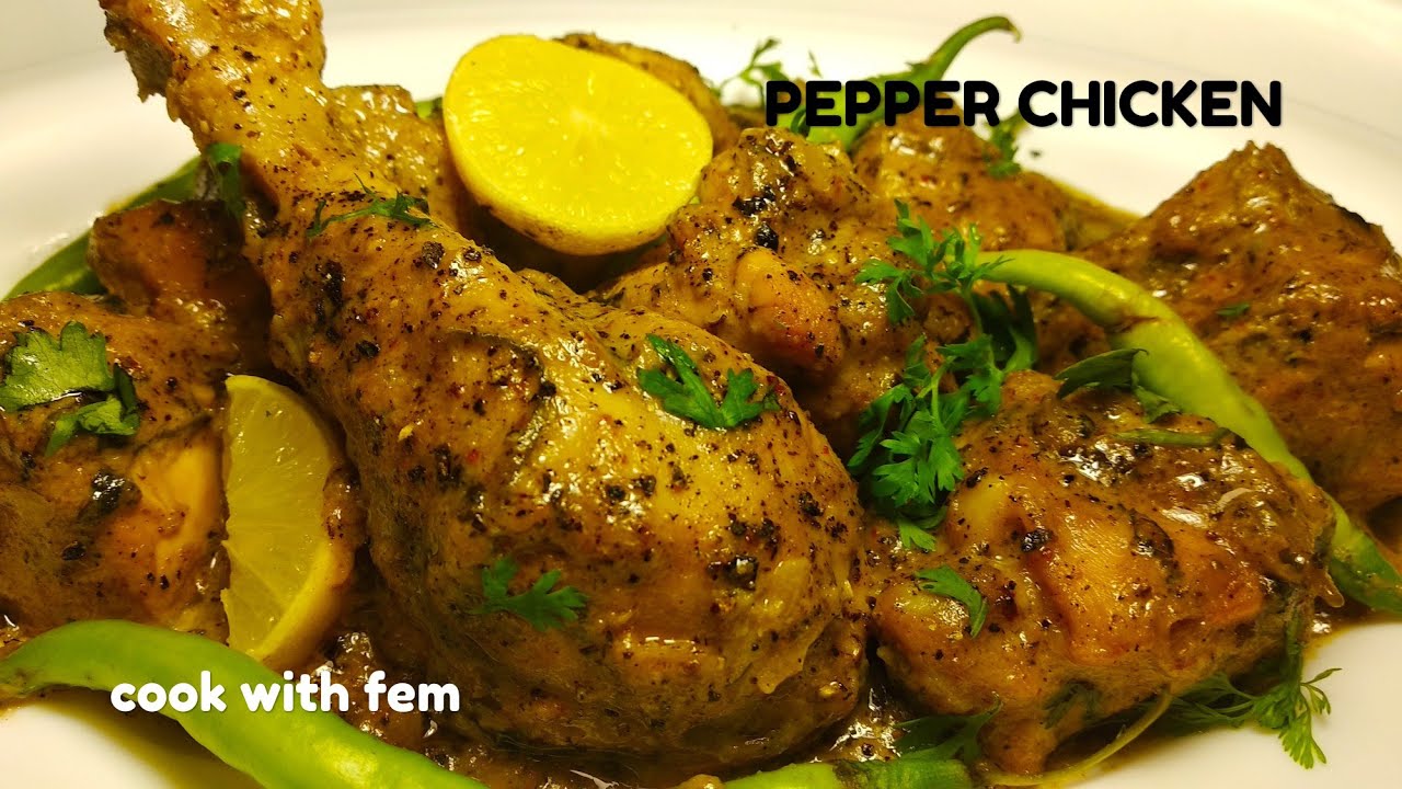 Pepper Chicken - Restaurant Style/Murgh Kalimirch - Best Recipe Ever In Hindi/Urdu With English Subs