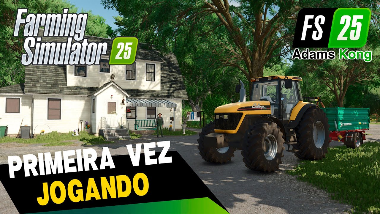 Minha Primeira Gameplay no Farming Simulator 25 - Come&ccedil;ando do Zero | FARMING SIMULATOR 25