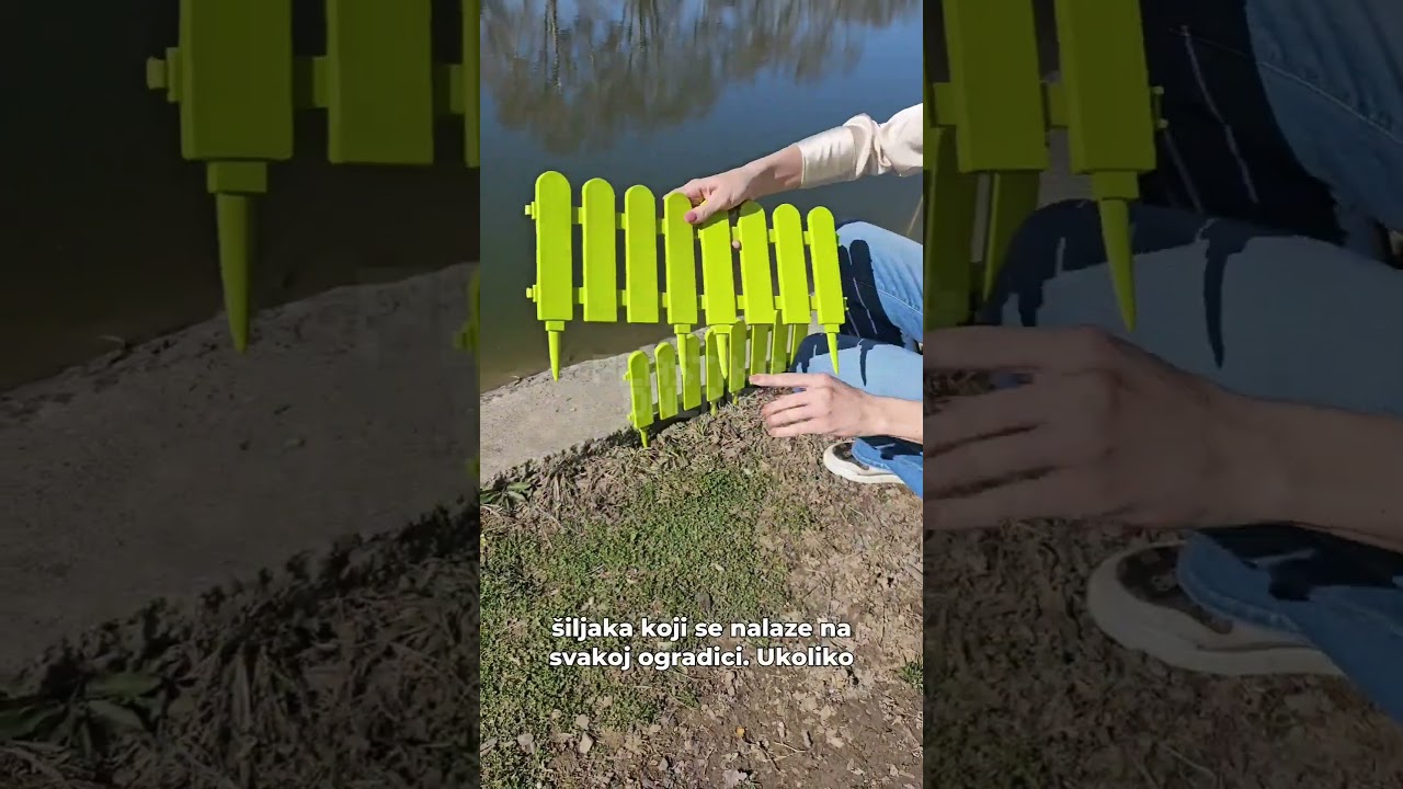 Plasticne ograde za cvece i bastu #plastikaonline