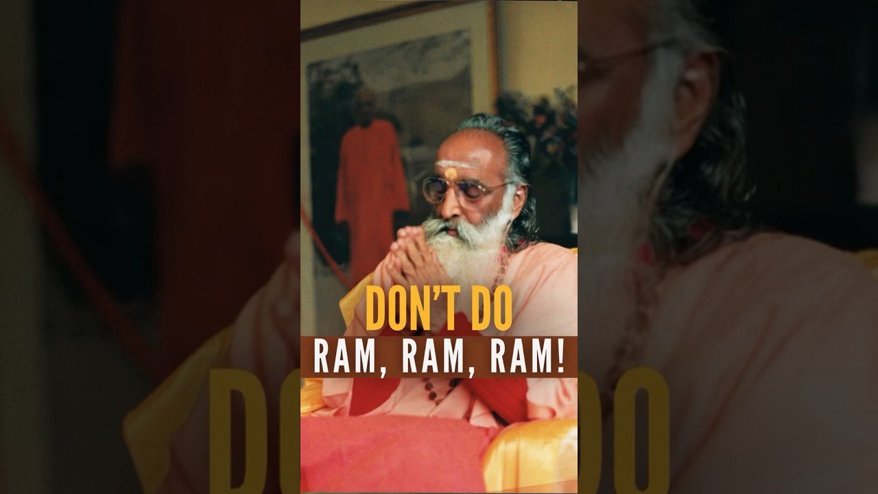 Don&rsquo;t Chant Ram, Ram, Ram! Swami Chinmayananda on True Devotion | Shri Ram | Shorts