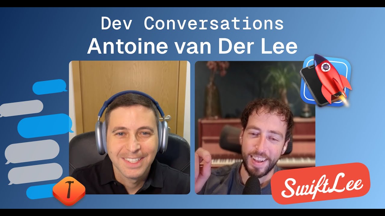 RocketSim, SwiftLee and more with Antoine van Der Lee - Dev Conversations #14