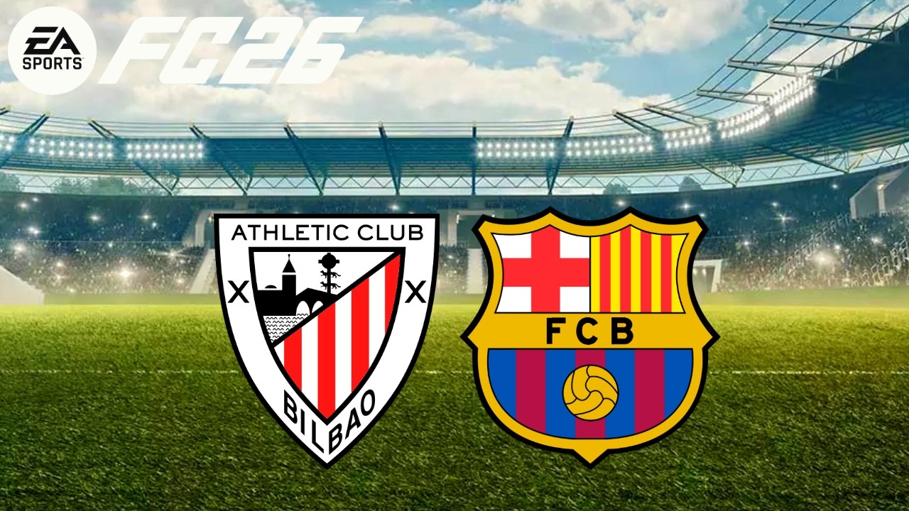 🔴 BARCELONA X ATLETICO BILBAO LA LIGA 2026 SIMULAÇÃO FUTEBOL EA FC 26