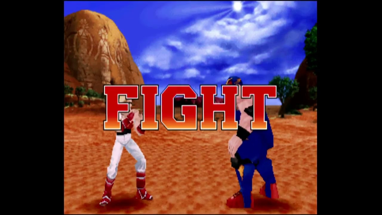 Fatal Fury: Wild Ambition (PlayStation) Arcade Mode as Andy Bogard
