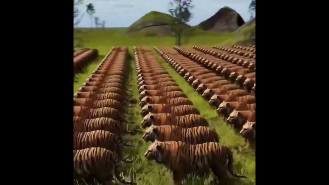 Tiger population comparison by country #world #tiger #india #gst #modi #trump #trending #viral #bar