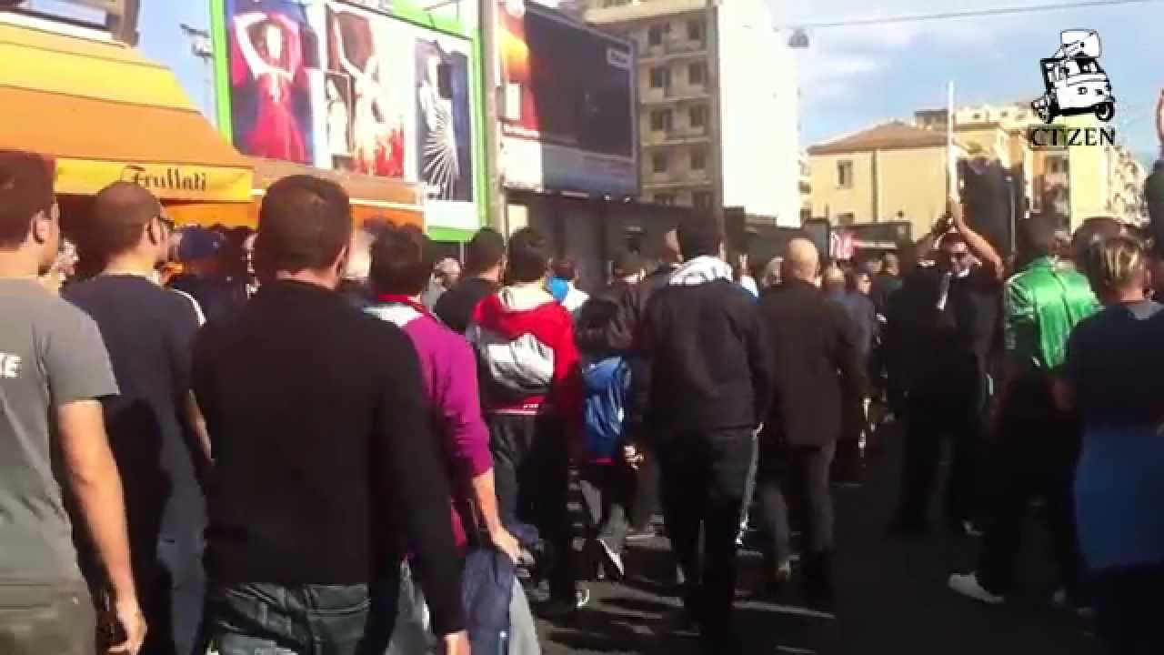 Catania-Roma, gli ultras della curva Nord rimangono fuori dallo stadio