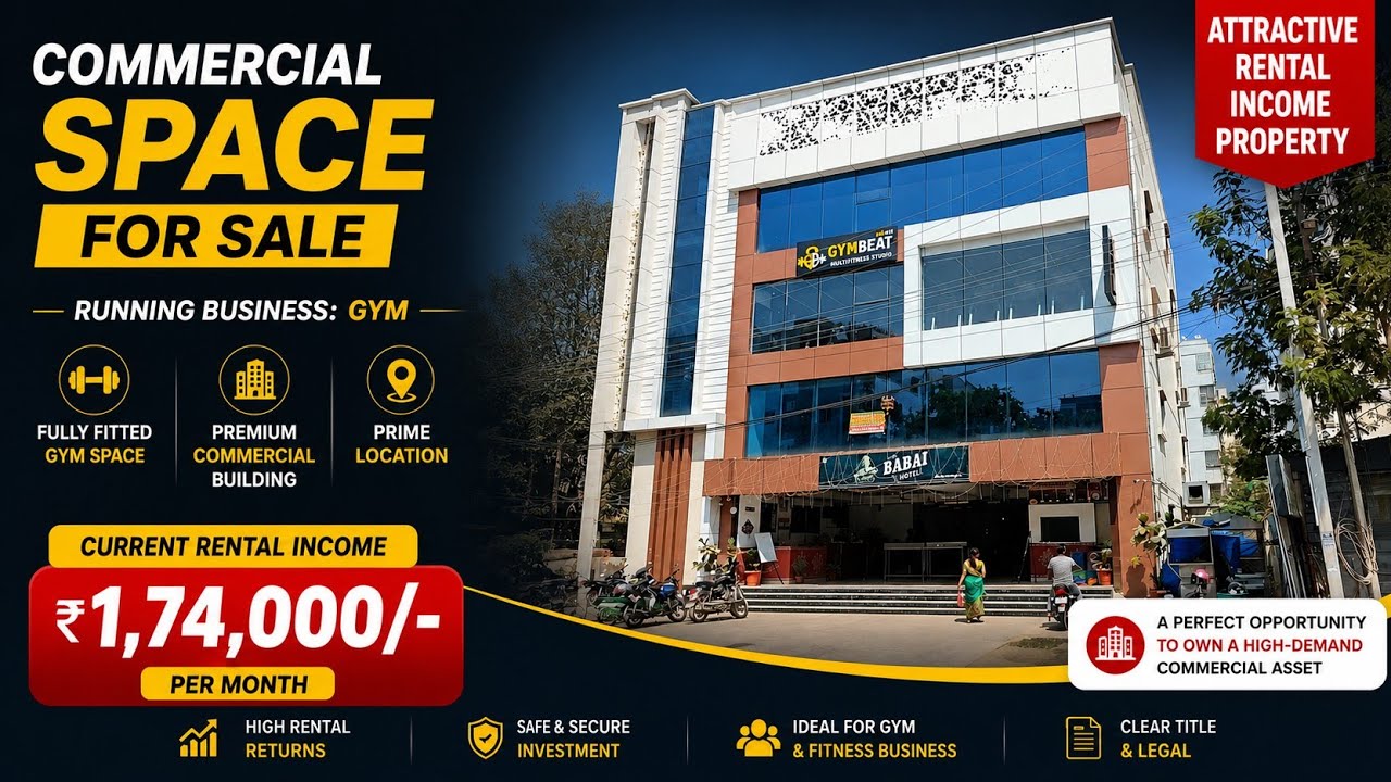 Commercial Property for Sale in Hyderabad | Rental Income | Rental Property | Commercial Space