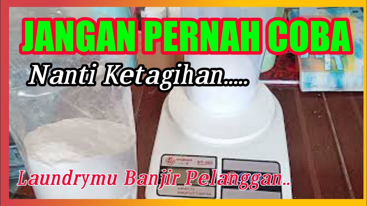 Cara membuat anti noda bubuk laundry
