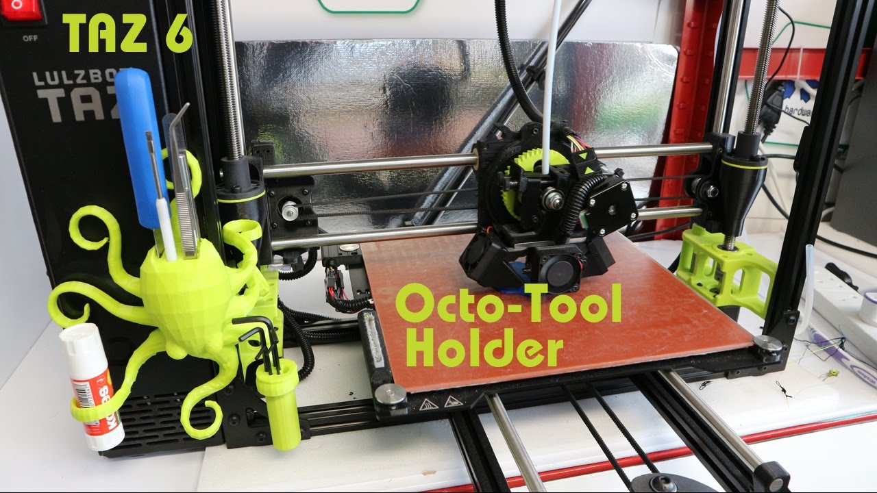 TAZ6 Octo-Tool holder - 3D design for thermoforming 3D Prints