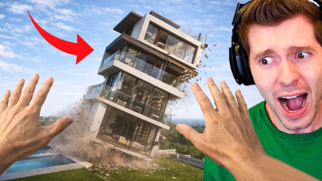 LIP&Atilde;O demoliu uma CASA DE R$99,999,999! - Deconstruction Simulator