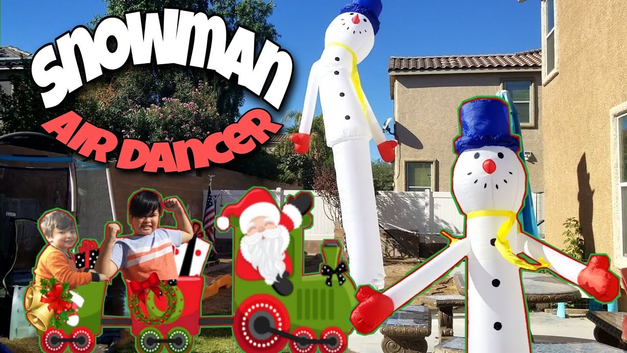 16 FT Snowman Air Dancer Inflatable Tube Man~Unboxing!