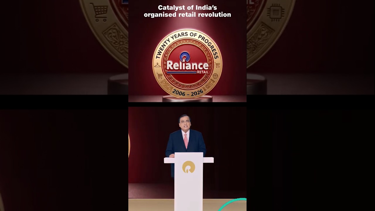 Honoring 10 years of Jio & 20 years of Reliance Retail growth #Reliance #Jio #ambani #ytshorts
