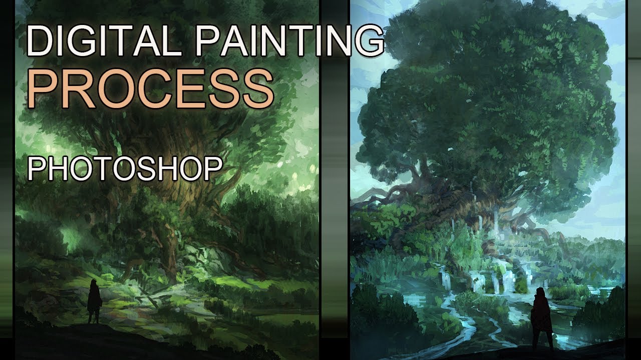 Digital Painting - Sketches - Time-lapse