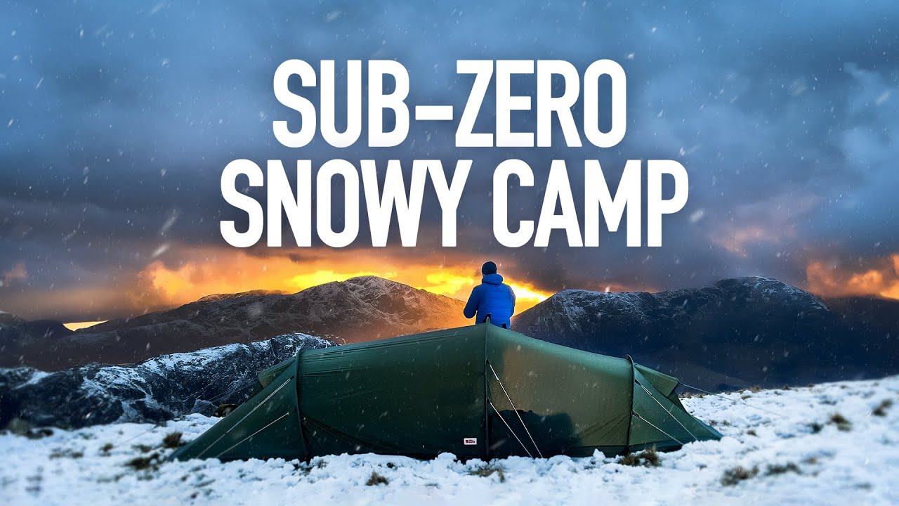 Sub Zero Winter Wild Camp | Fjallraven Abisko Shape 2 | Lake District