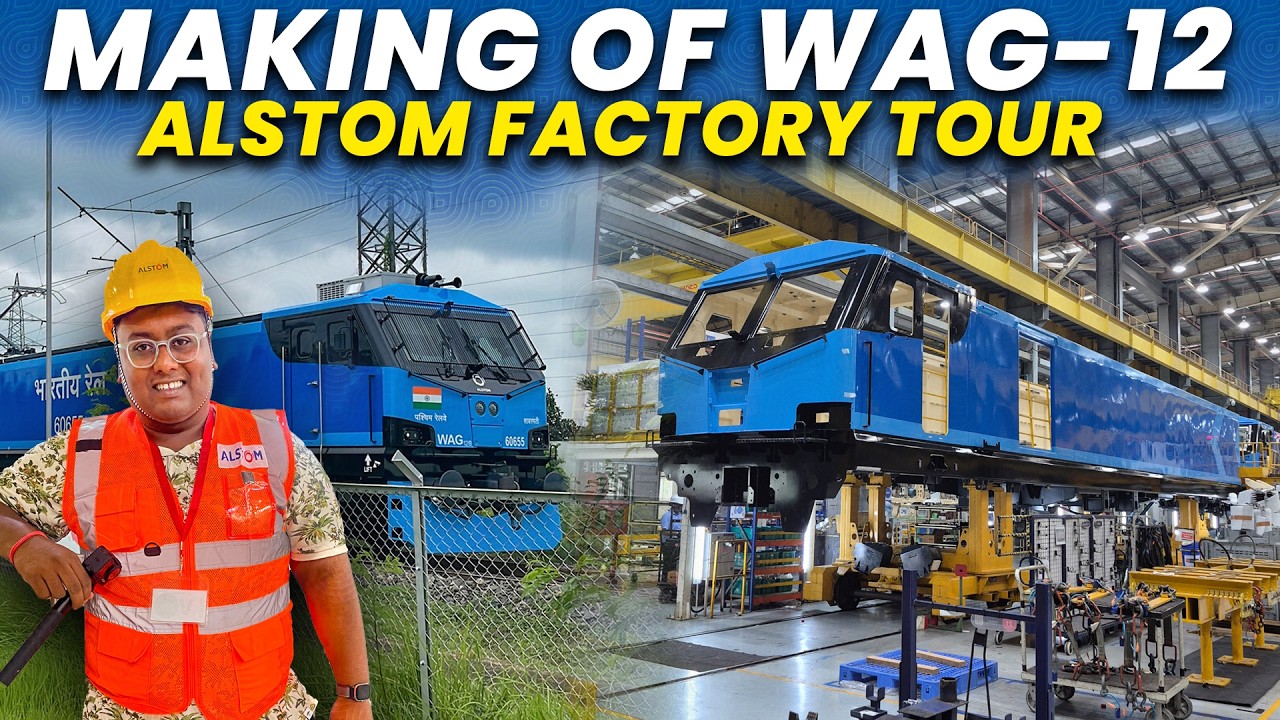 Making of India&rsquo;s Powerful Electric Locomotive | Alstom Madhepura Factory Tour