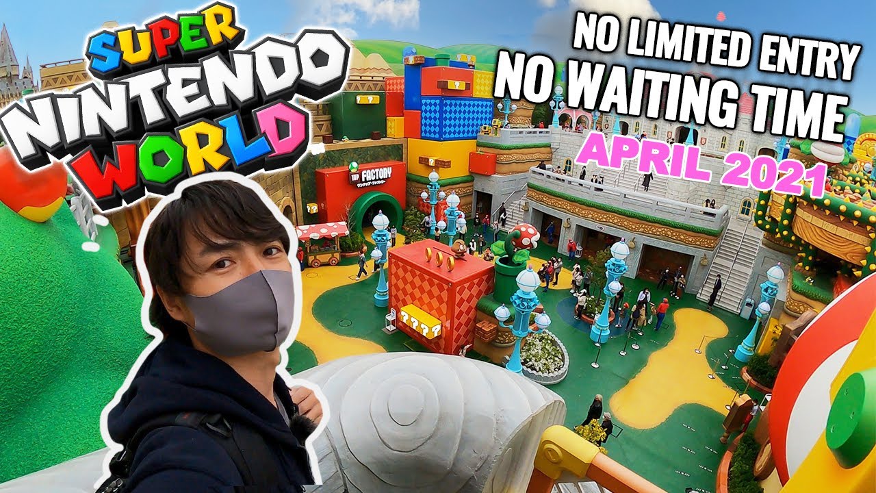 Empty Universal Studios Japan, Super Nintendo World Walking Tour in April 2021 #288