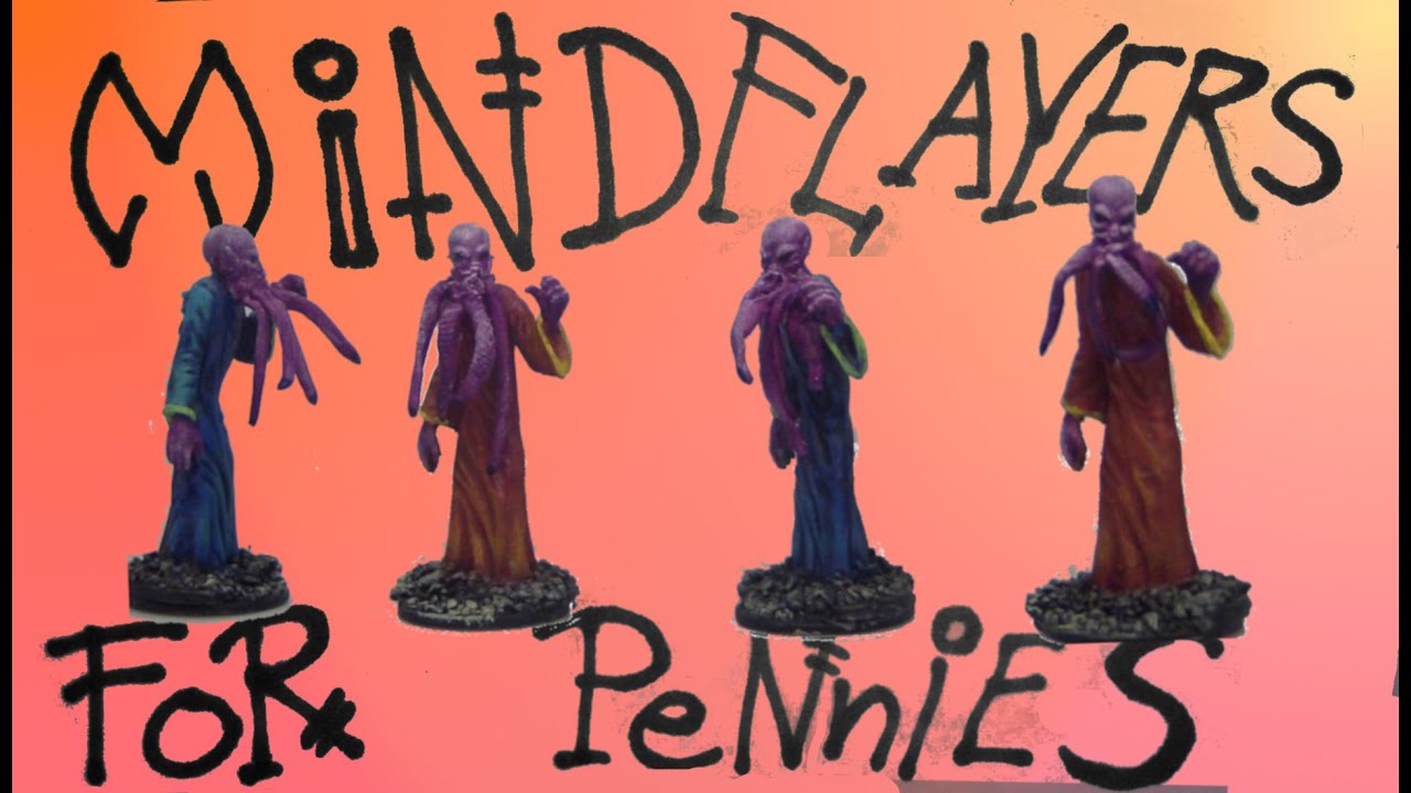 Make DnD MINDFLAYERS For Pennies