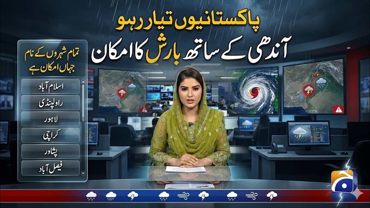 Today weather update | Rain with fast winds expected, Pakistan weather report 
