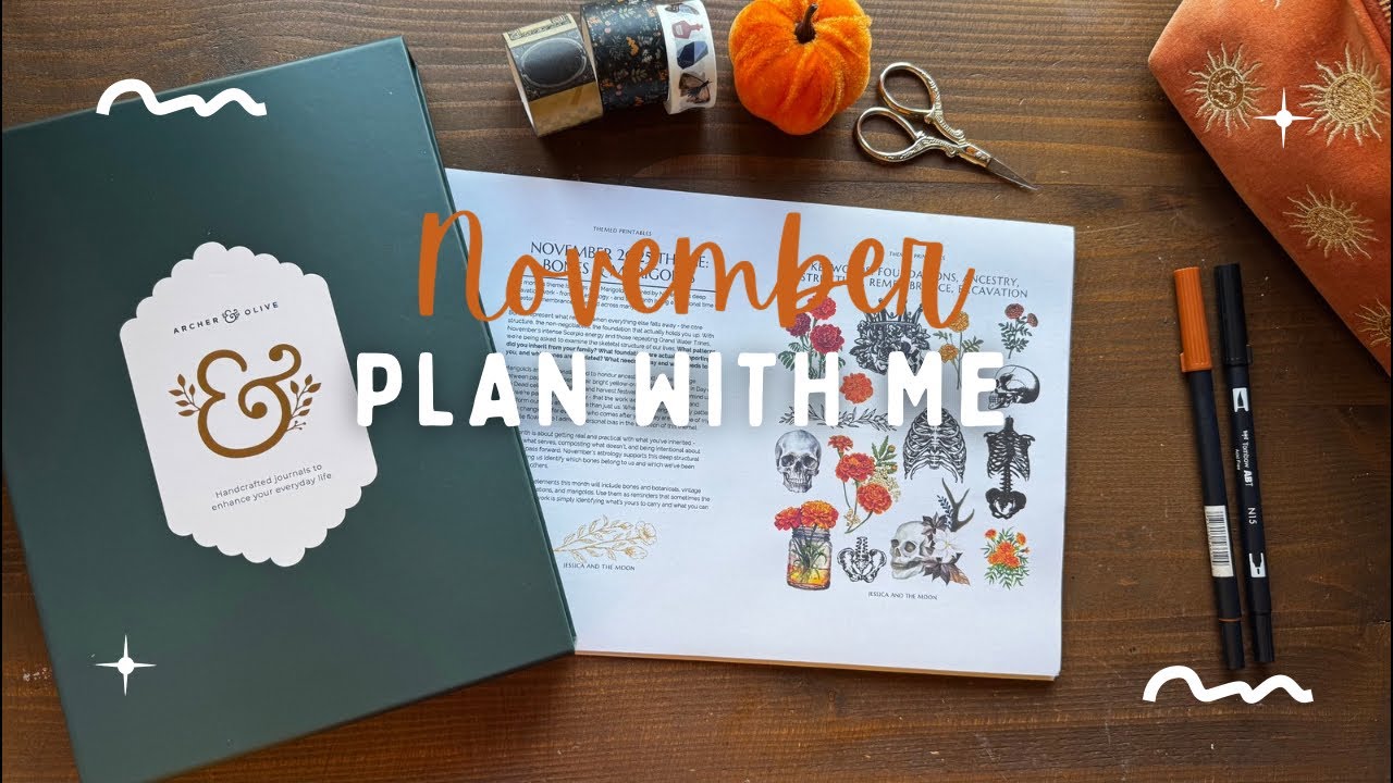 Live PLAN WITH ME for NOVEMBER