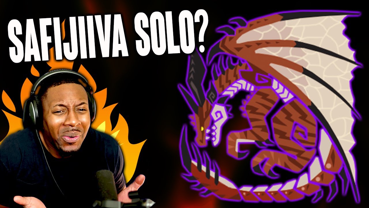 MHW Iceborne ∙ Safi'jiiva Full Hunt First Attempt Solo... [New Elder Dragon]