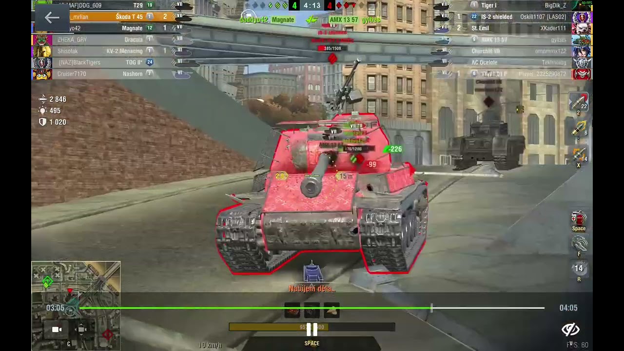 WoT Blitz Skoda T 45 (7) M (6-7)