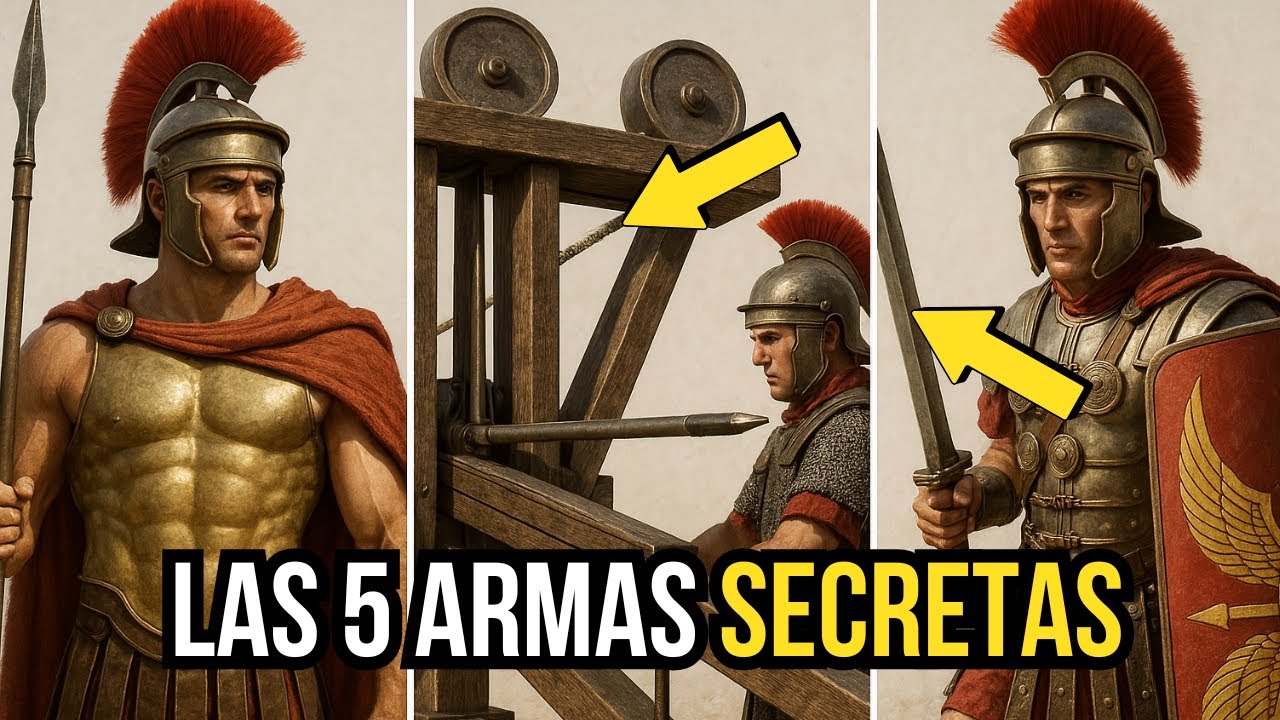 5 ARMAS SECRETAS del EJ&Eacute;RCITO ROMANO que DESTRUYERON Civilizaciones Enteras