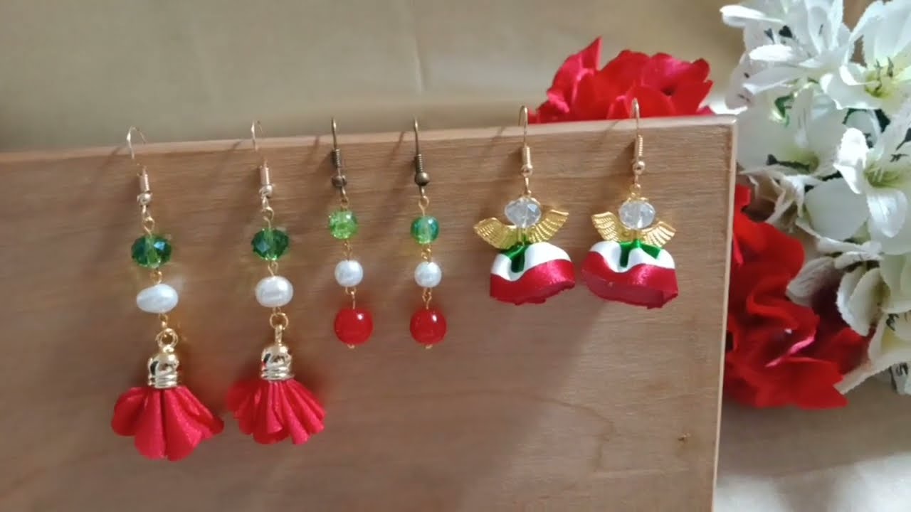 Curso gratuito para hacer aretes mexicanos/ aretes patrios (ideal para vender) 🇲🇽 #aretes