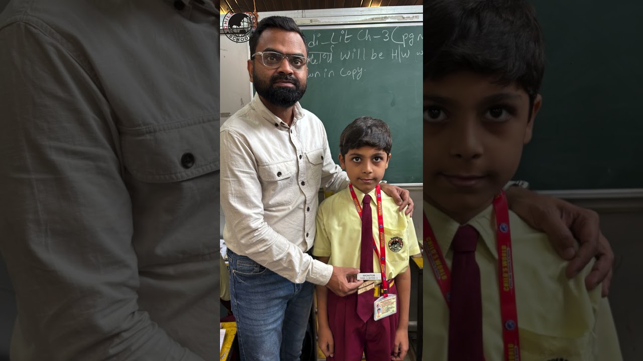 Class Monitor's Batch Distribution | Child's World School | Kolkata #shorts #reels #youtube #viral