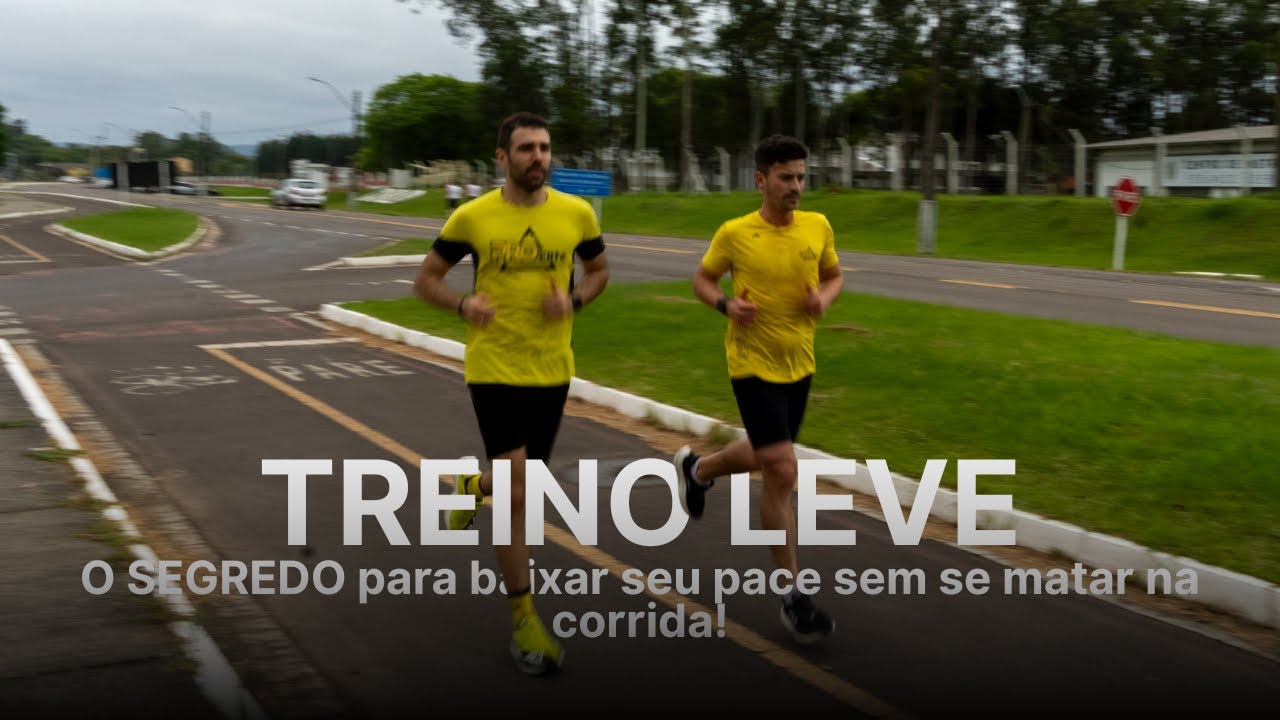 TREINO LEVE: O SEGREDO para baixar seu pace sem se matar na corrida!