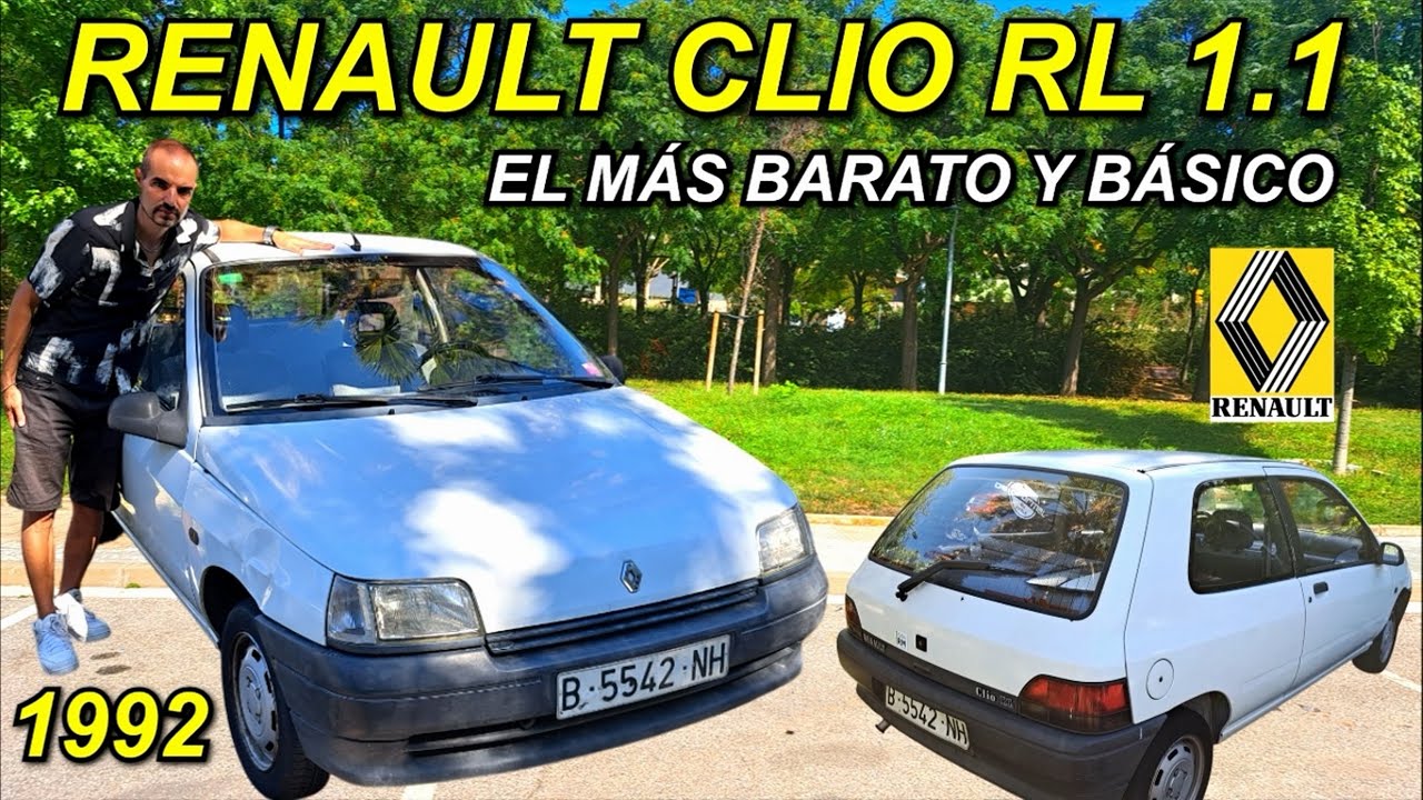 ⛽Renault Clio RL 1.1 low cost 1992 , el más barato y básico. #renaultclio