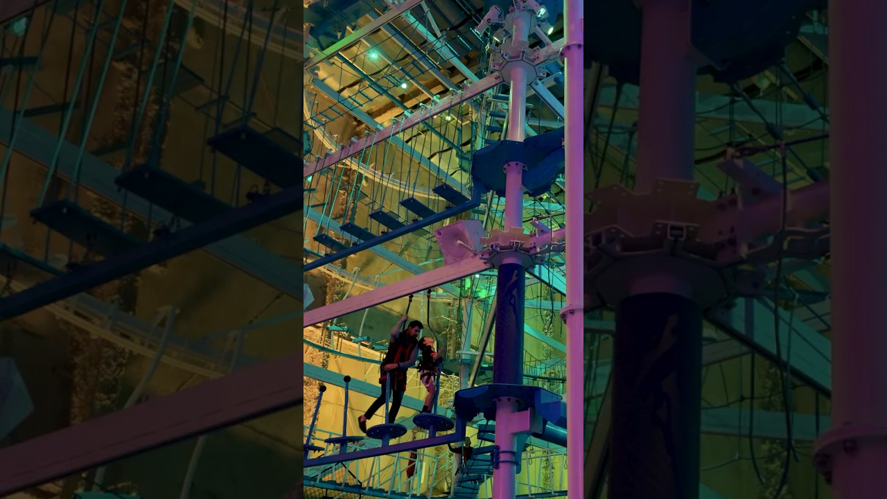 WORLD'S BIGGEST Indoor Ropes Course?! #newhaven #ropeclimbing #indoor  #thingstodo #connecticut