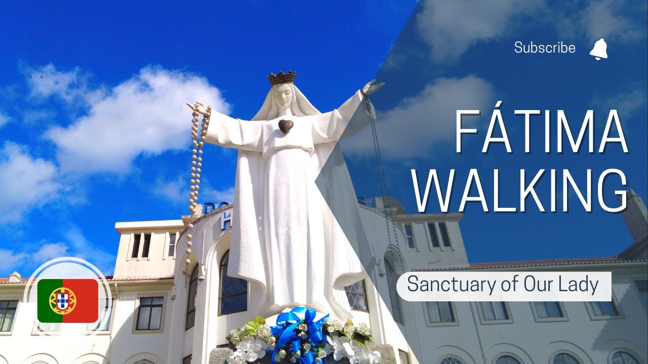 Street Walks in Fátima & Sanctuary of Our Lady of Fátima, Portugal, October 2022