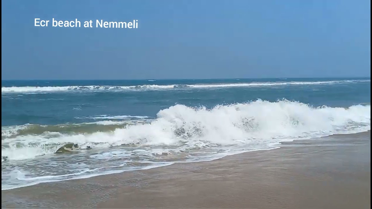 ECR Beach at Nemmeli, Ecr beach, Very clean Beach,