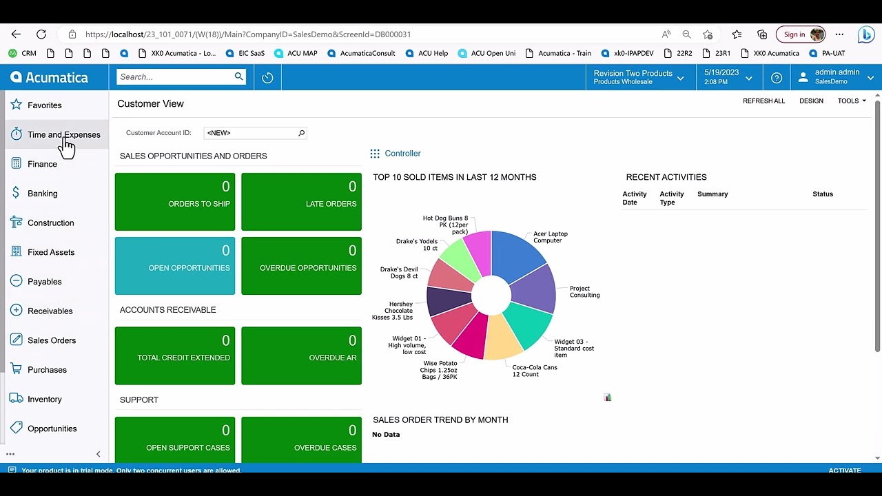 Acumatica Cloud ERP Software Demo