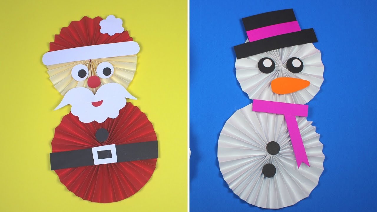 3 Christmas Paper Crafts | Christmas Crafts for Kids