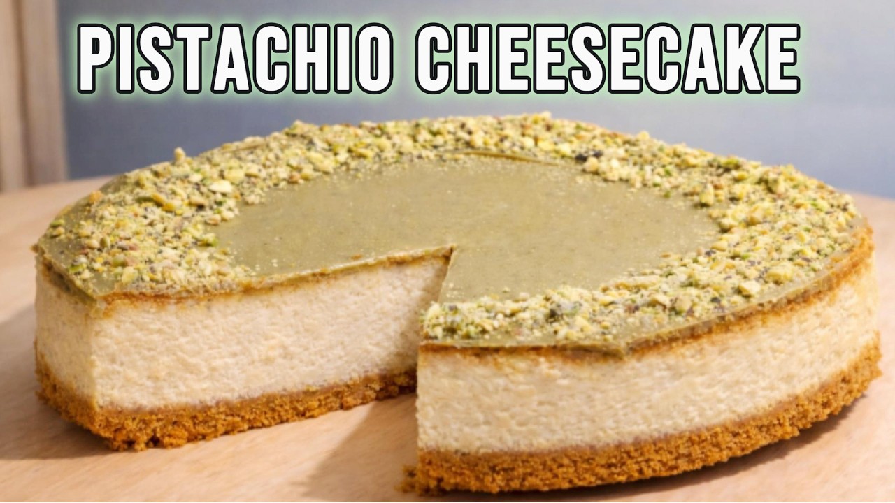Easy Pistachio Cheesecake Recipe | Creamy & Delicious