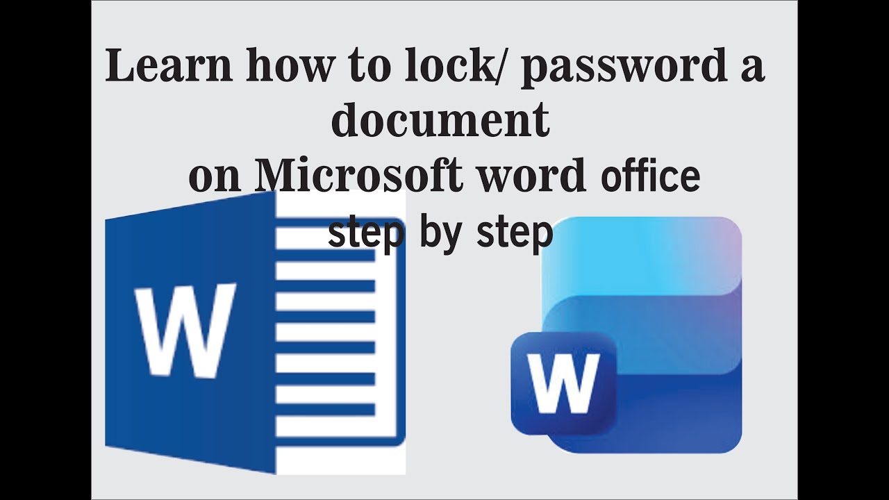 Learn how to lock/ password a document on Microsoft word office #words  #microsoft #tutorial