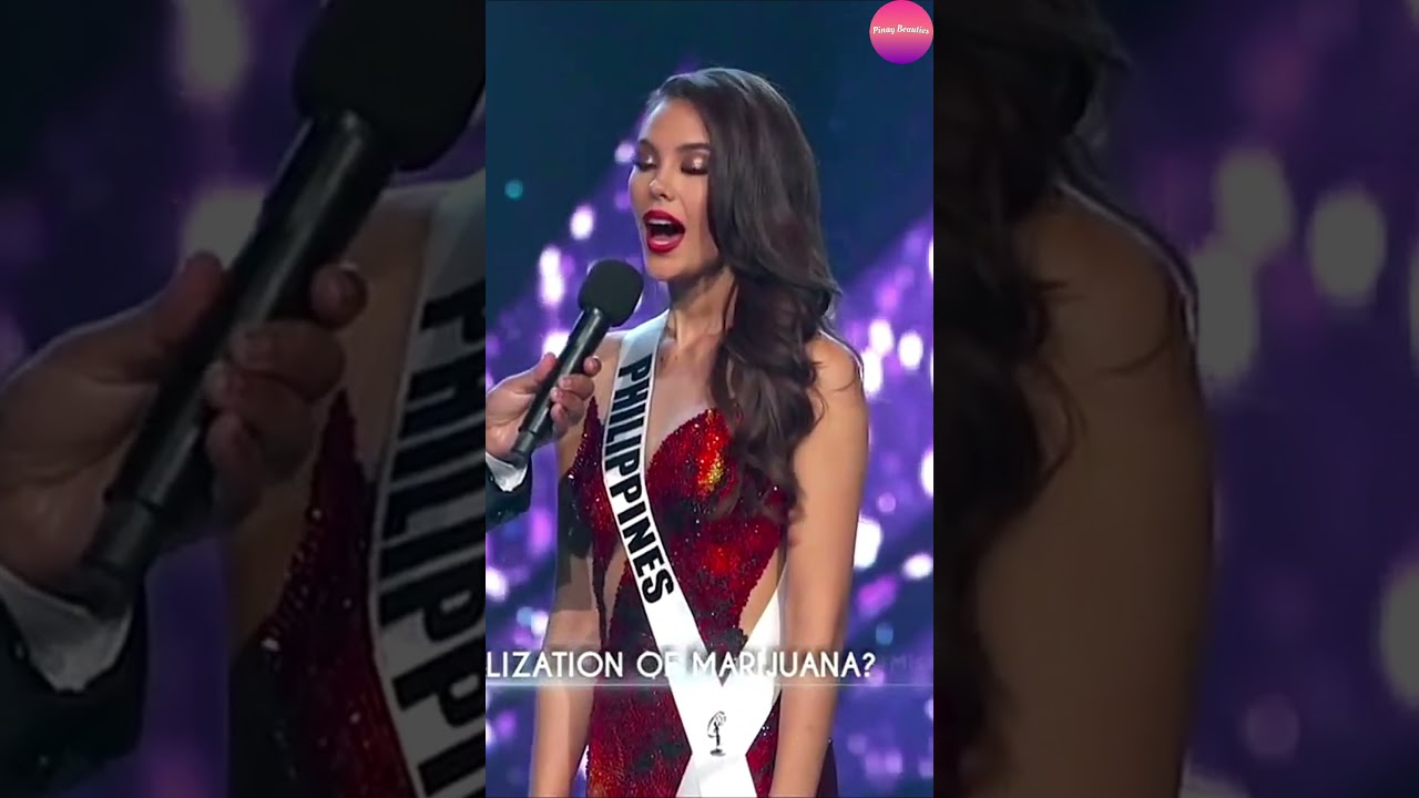 Catriona Gray asks on the legalization of marijuana #shorts
