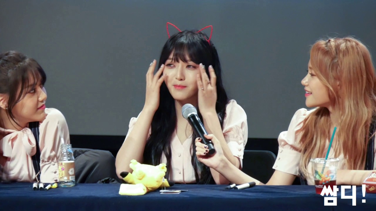 20170108 AOA 정규 1집 발매 기념 강남 팬사인회 끝나고 지민 생일 축하 및 끝 인사