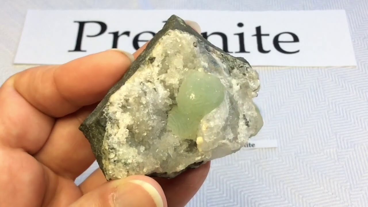 Crystal & Mineral Education: PREHNITE