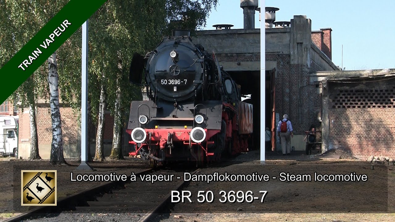 Locomotive à vapeur : La BR 50 3696-7
